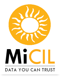 MiCIL logo. Data you can trust.
