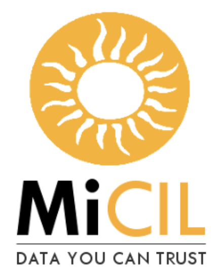 MiCIL logo. Data you can trust.